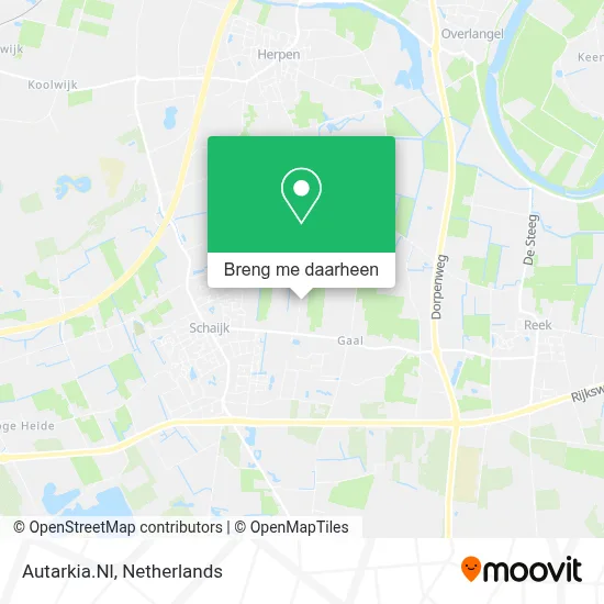 Autarkia.Nl kaart