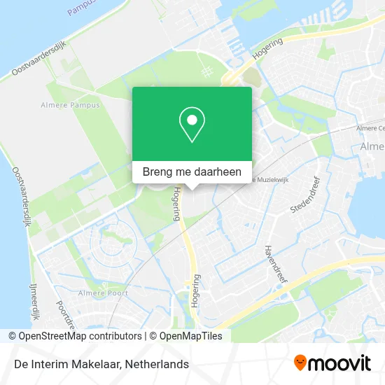 De Interim Makelaar kaart