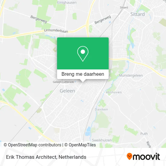 Erik Thomas Architect kaart