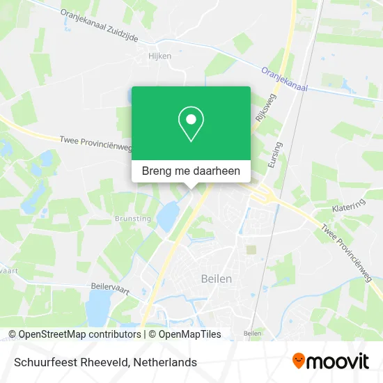 Schuurfeest Rheeveld kaart