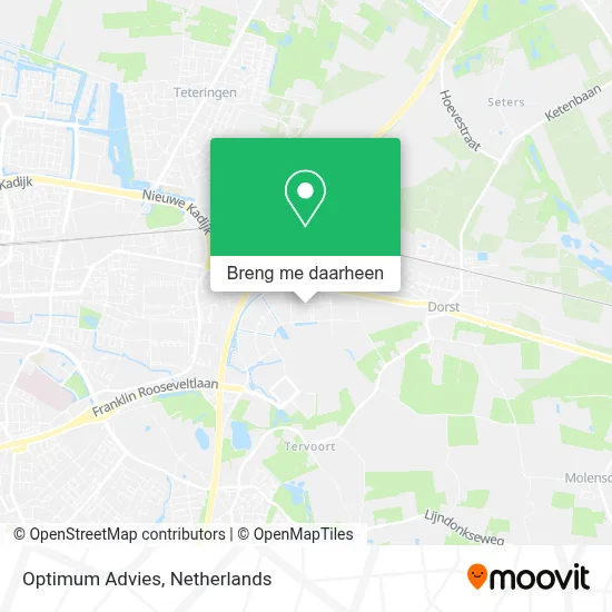 Optimum Advies kaart