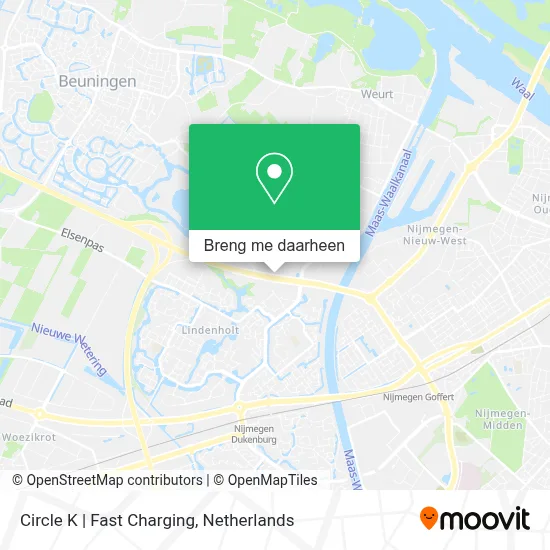 Circle K | Fast Charging kaart