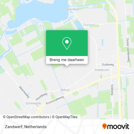 Zandwerf kaart