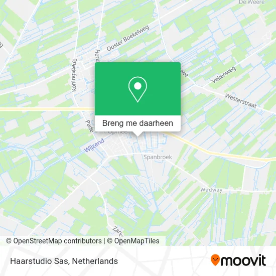 Haarstudio Sas kaart