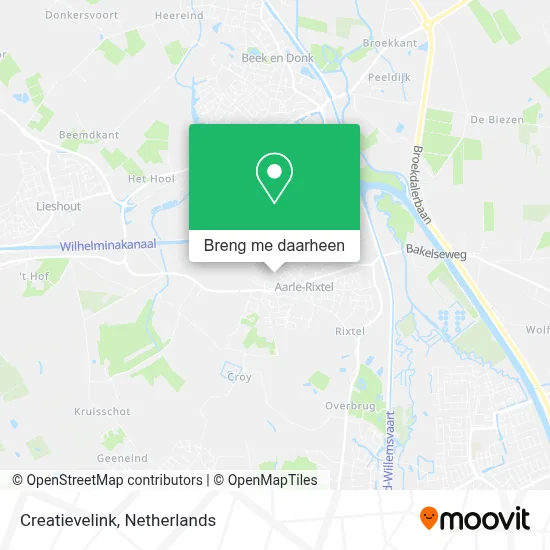 Creatievelink kaart