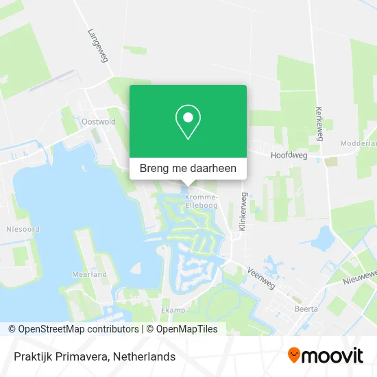 Praktijk Primavera kaart