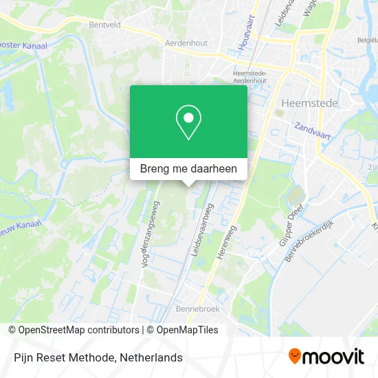 Pijn Reset Methode kaart