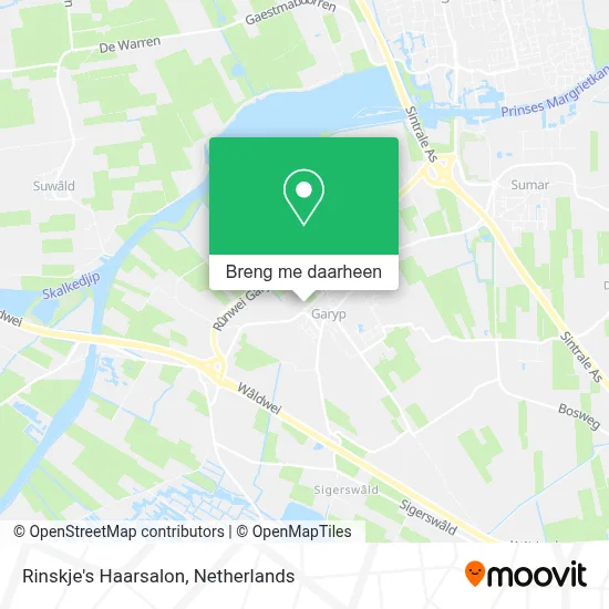 Rinskje's Haarsalon kaart