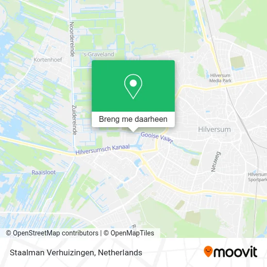 Staalman Verhuizingen kaart