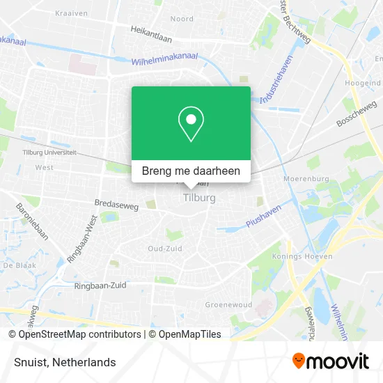 Snuist kaart