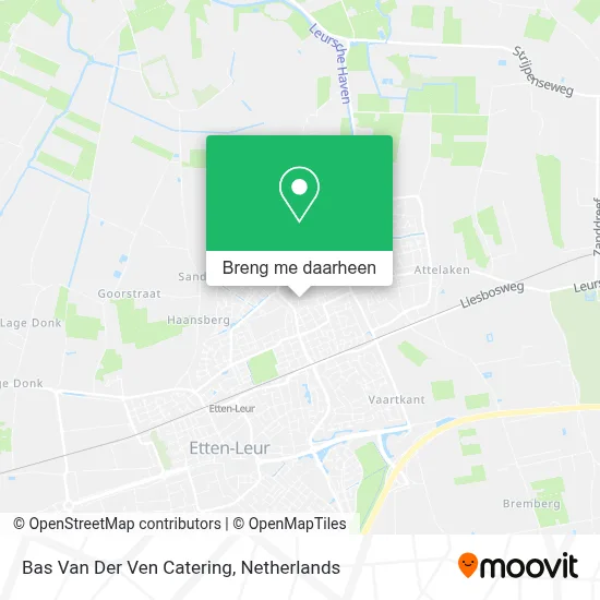 Bas Van Der Ven Catering kaart