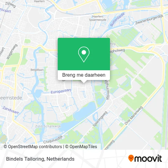 Bindels Tailoring kaart