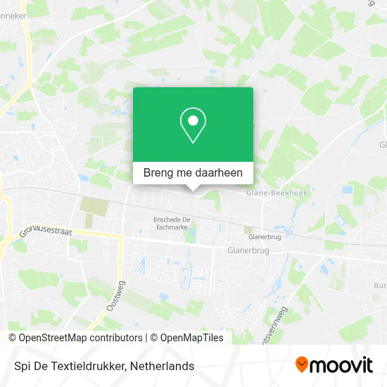 Spi De Textieldrukker kaart