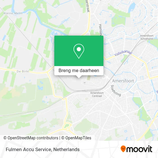 Fulmen Accu Service kaart