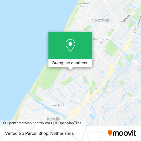Vinted Go Parcel Shop kaart