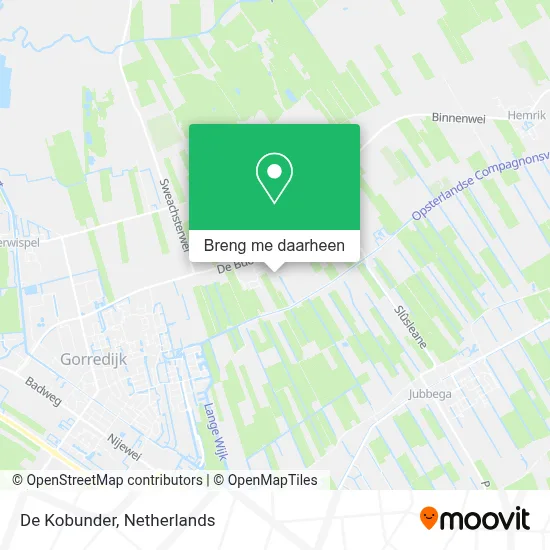 De Kobunder kaart