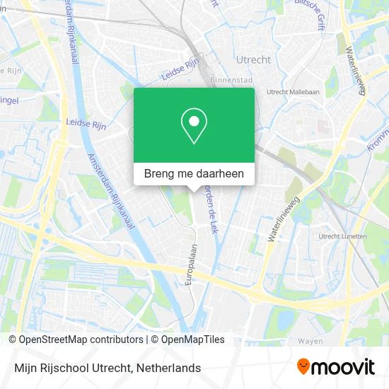Mijn Rijschool Utrecht kaart
