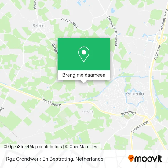 Rgz Grondwerk En Bestrating kaart