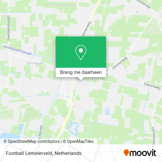 Football Lemelerveld kaart