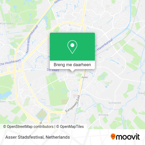 Asser Stadsfestival kaart