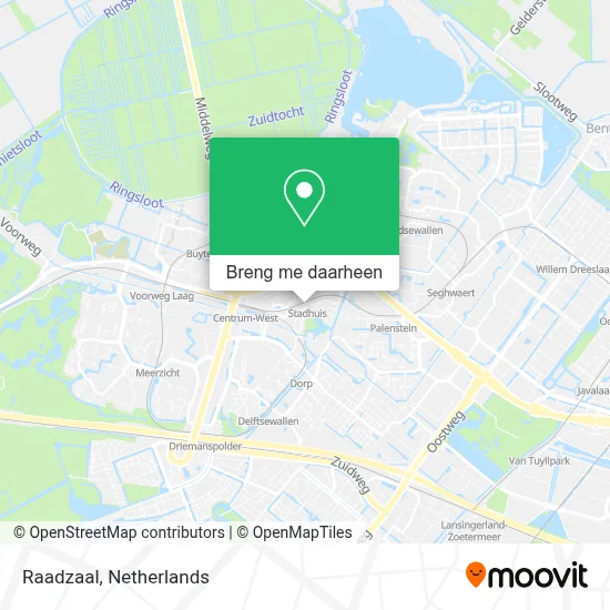 Raadzaal kaart