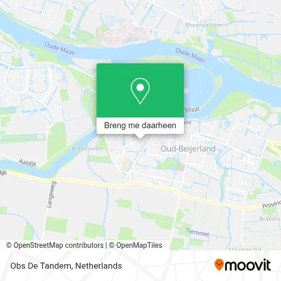 Obs De Tandem kaart