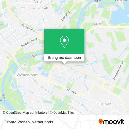 Pronto Wonen kaart