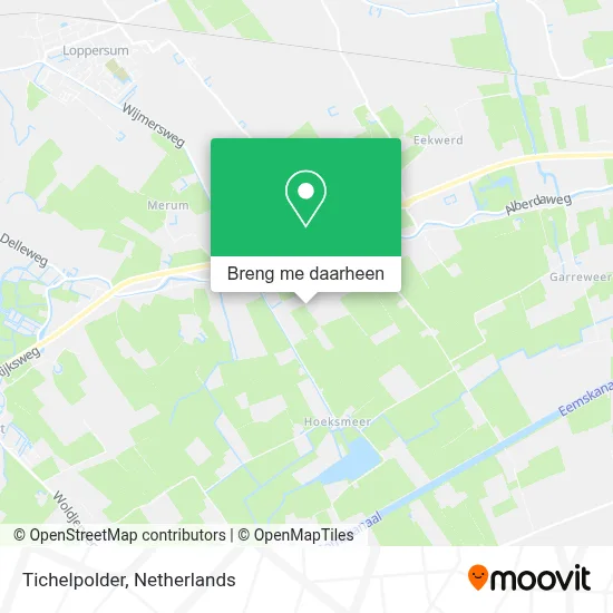 Tichelpolder kaart