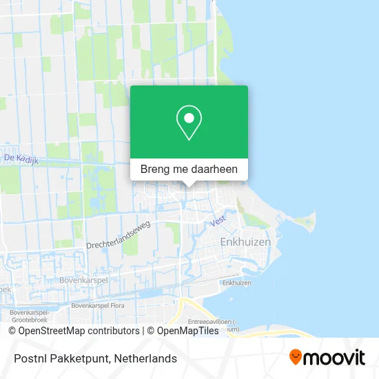 Postnl Pakketpunt kaart
