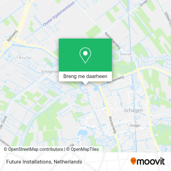 Future Installations kaart
