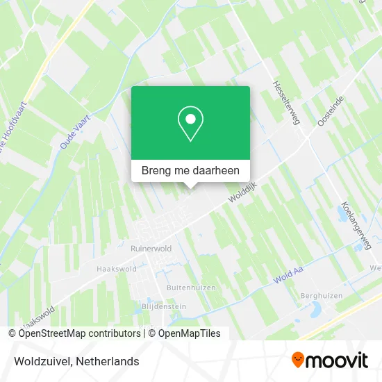 Woldzuivel kaart