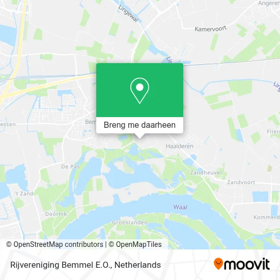 Rijvereniging Bemmel E.O. kaart