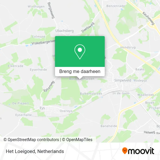 Het Loeigoed kaart