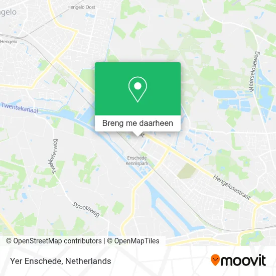 Yer Enschede kaart