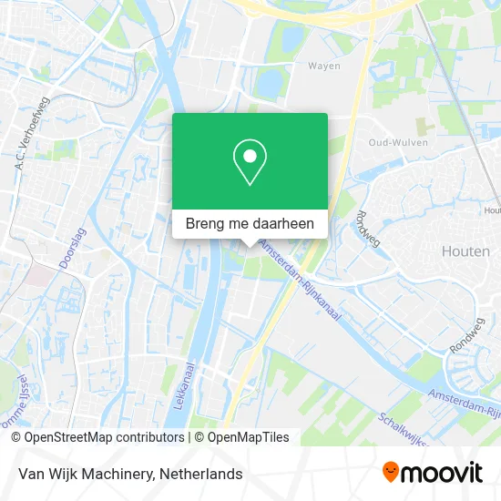 Van Wijk Machinery kaart