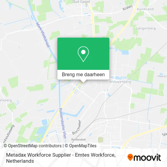 Metadax Workforce Supplier - Emtes Workforce kaart
