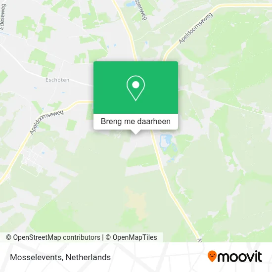 Mosselevents kaart