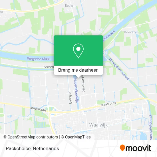Packchoice kaart