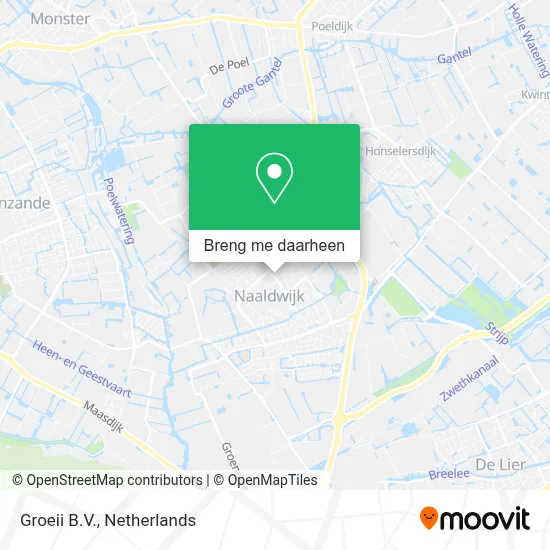 Groeii B.V. kaart