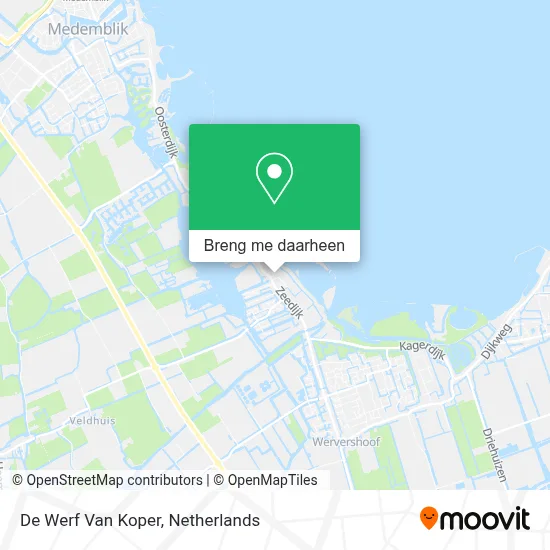 De Werf Van Koper kaart