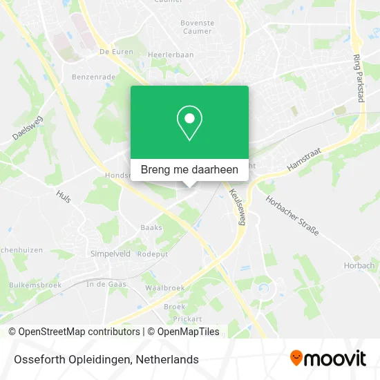 Osseforth Opleidingen kaart