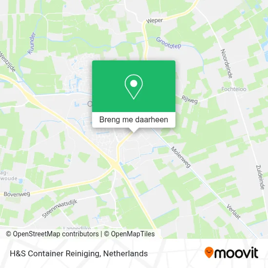 H&S Container Reiniging kaart