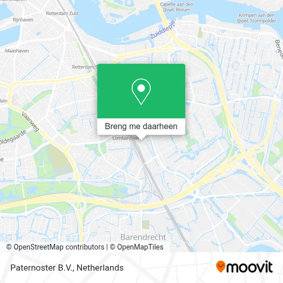 Paternoster B.V. kaart