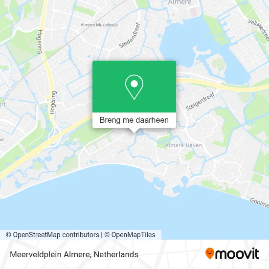 Meerveldplein Almere kaart