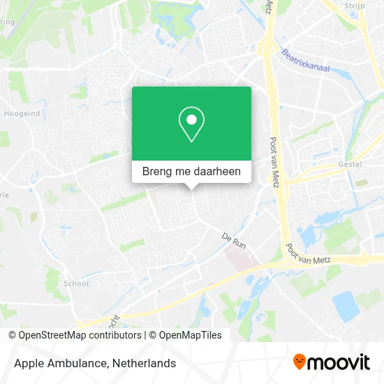 Apple Ambulance kaart