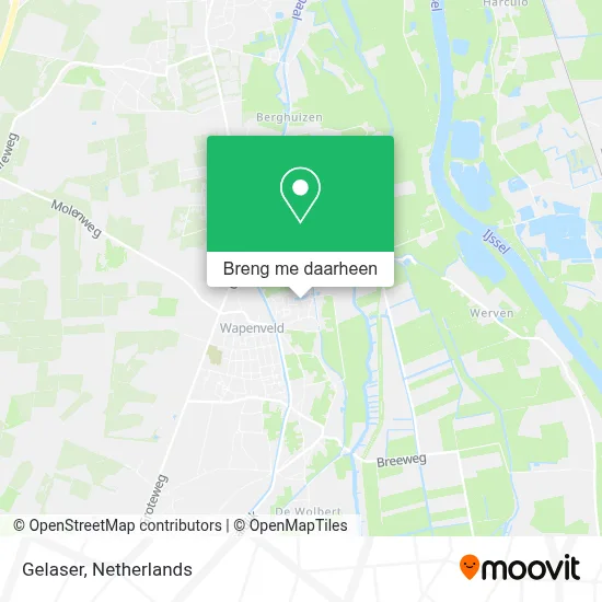 Gelaser kaart