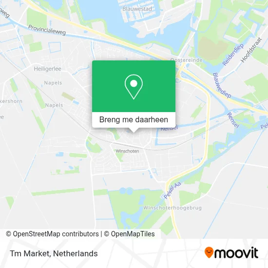 Tm Market kaart