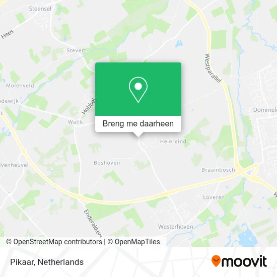 Pikaar kaart