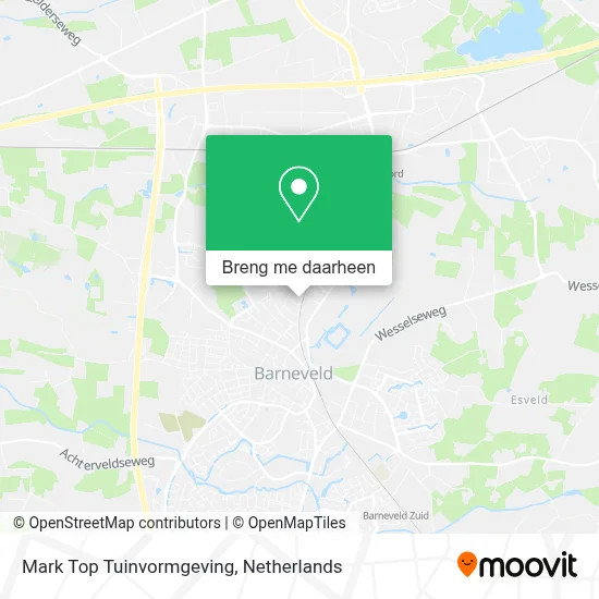 Mark Top Tuinvormgeving kaart