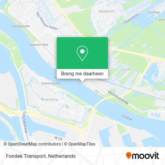 Fondek Transport kaart